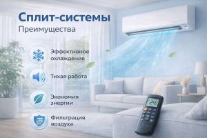 Сплит-системы: преимущества современных систем кондиционирования