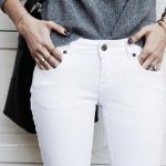 White jeans