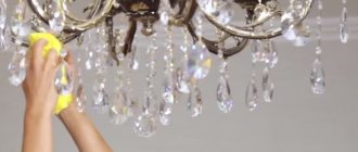 These 5 rules will help you wash your chandelier quickly and efficiently