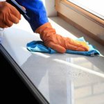 how to remove rust from a plastic window sill