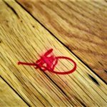 How to remove marker from linoleum