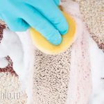 Cleaning carpet with vinegar and baking soda