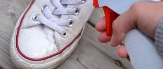 Чистка спортивной обуви