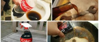 What does Coca-Cola clean?
