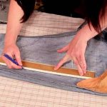 For sewing jeans in the legs, the main thing is the correct measurements.