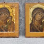 Before and after restoration of the house icon