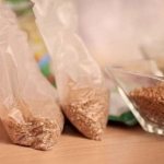 Buckwheat in bags