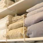 How to store bedding in a dressing room