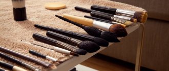 how to wash makeup brushes photo