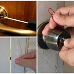 How to open a door to a room without a key