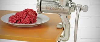 How to correctly insert a knife into an electric and manual meat grinder - features and rules for installation and assembly