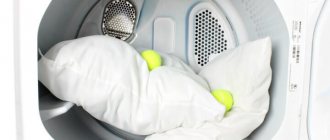How to wash feather pillows in a machine and by hand and how to dry them