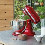 Mixer with stand in the kitchen.