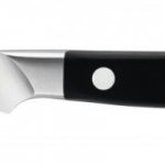 Usually, short thin knives are used for peeling vegetables.