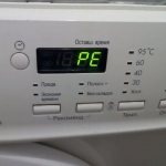 PE error in LG washing machine