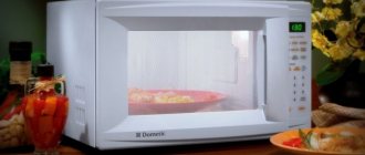 Heating food in the microwave