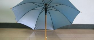 сушка зонта