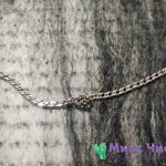 Knot on a silver chain