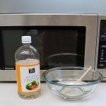 Microwave cleaning option